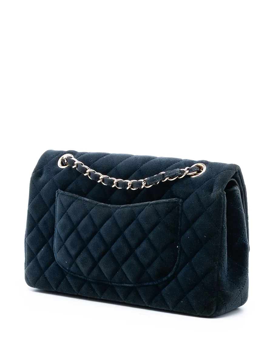сумка на плечо Medium Classic Velvet Double Flap (2016-2017 годы) 6