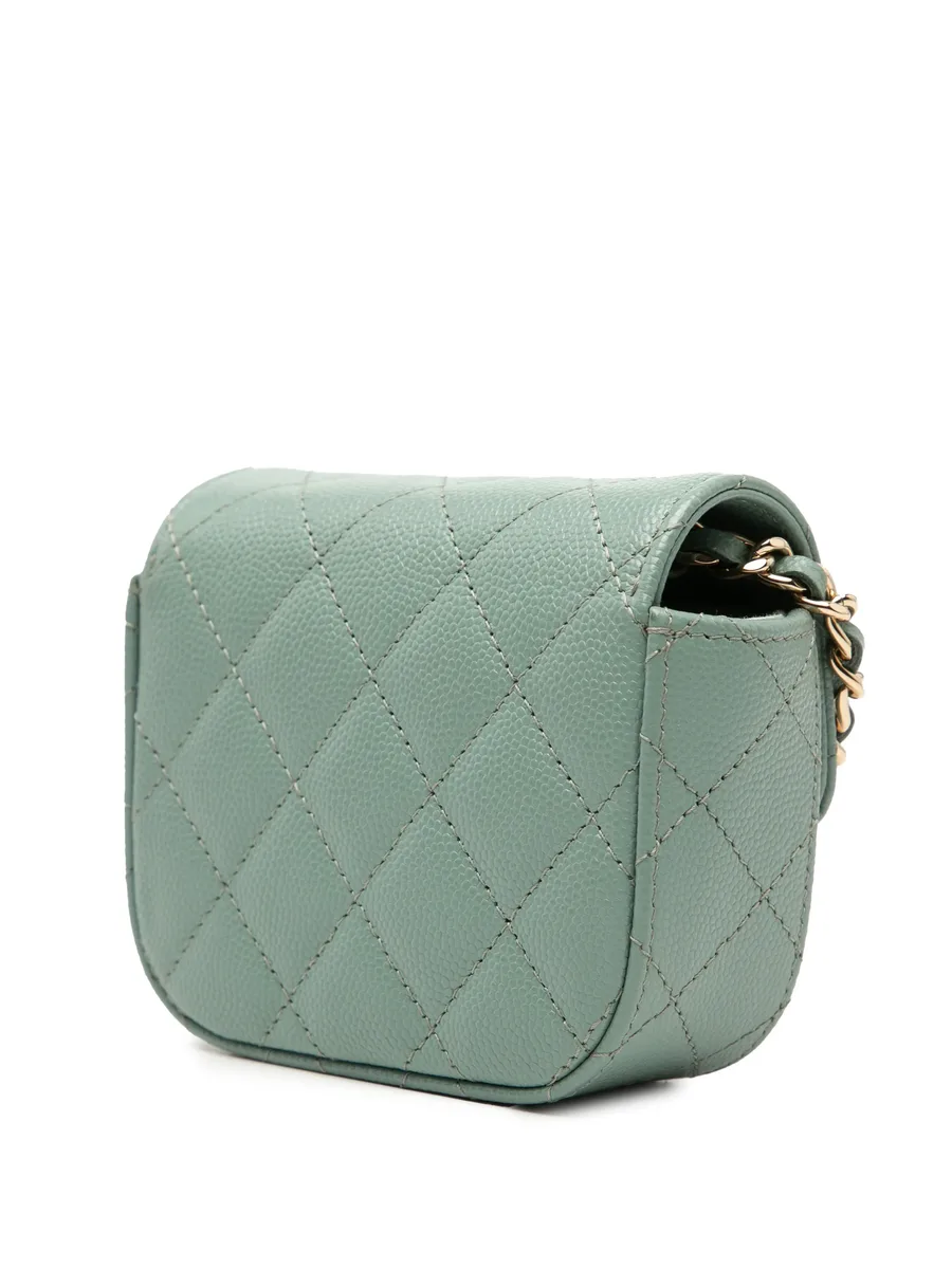 сумка через плечо Micro Mini Classic Caviar Single Flap (2021 год) 6
