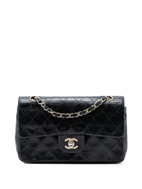 маленькая сумка на плечо Classic Lambskin Double Flap (1991-1994 годы)