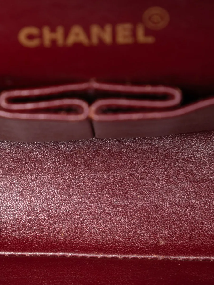 маленькая сумка на плечо Classic Lambskin Double Flap (1991-1994 годы) 10