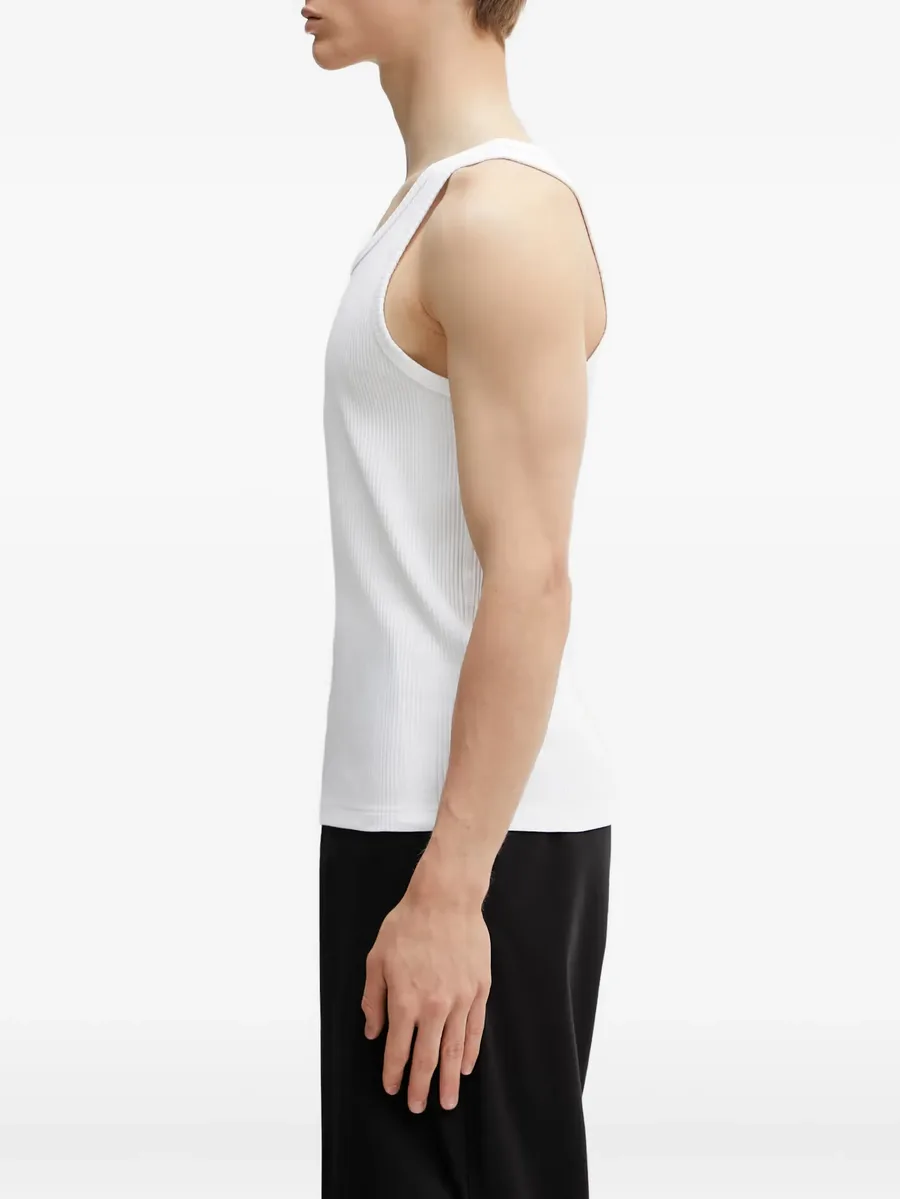 ribbed-knit logo-embroidered vest 3