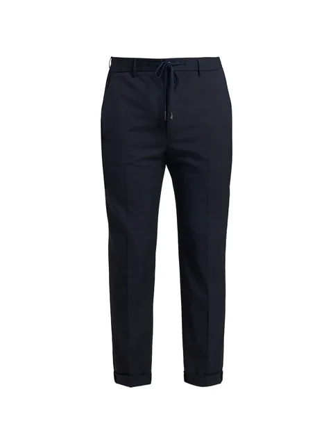 drawstring-waistband track pants