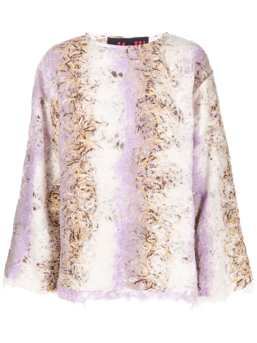 gradient-effect knitted jumper 2