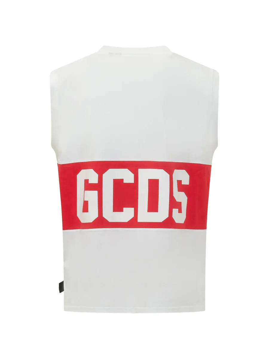 logo sleeveless T-shirt 3