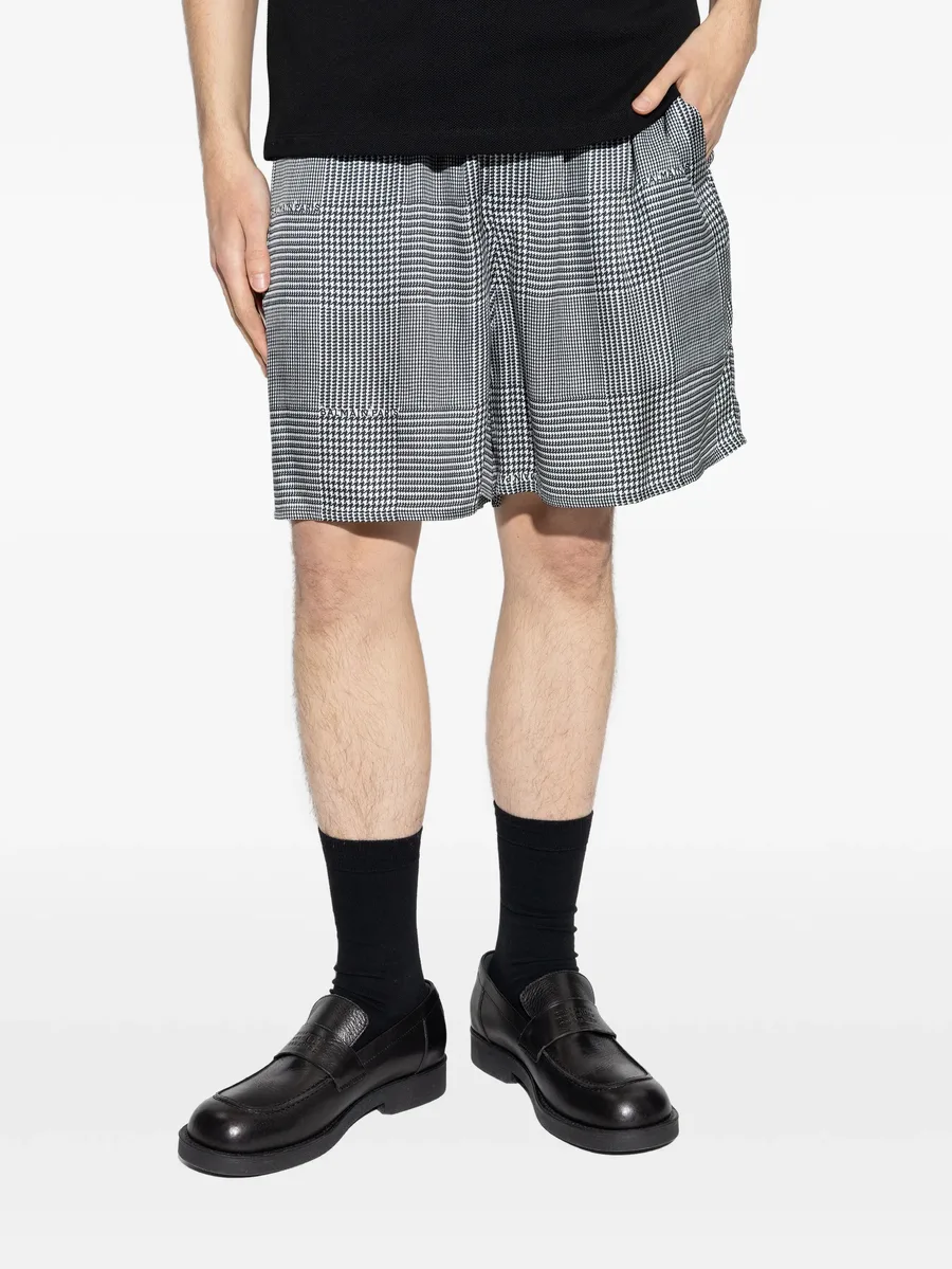 houndstooth elasticated shorts 5