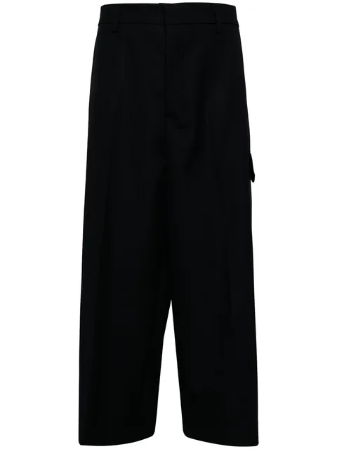 button fastening shorts