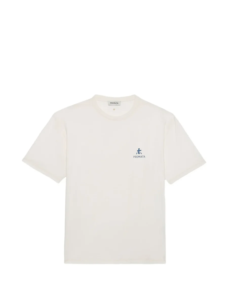logo-print crew-neck T-shirt 1