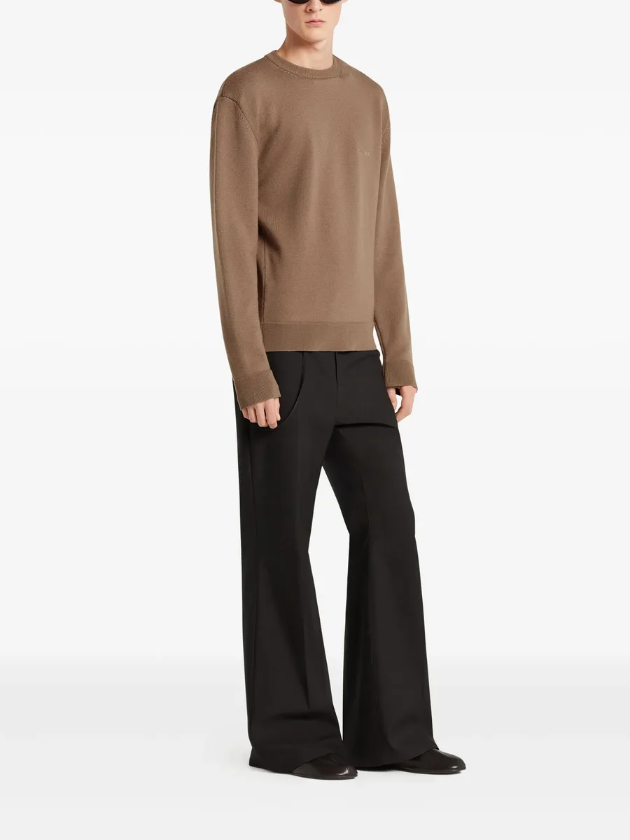 crew-neck embroidered sweatshirt 5