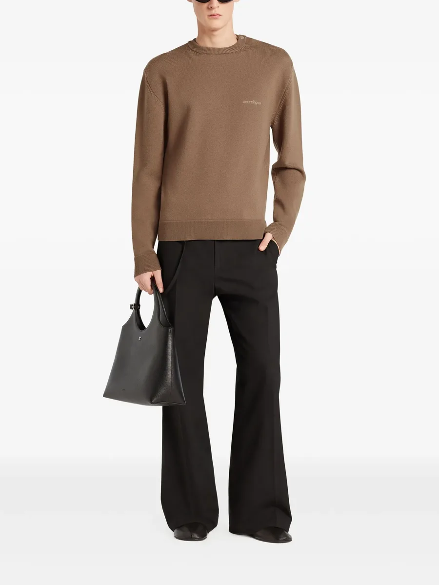 crew-neck embroidered sweatshirt 3