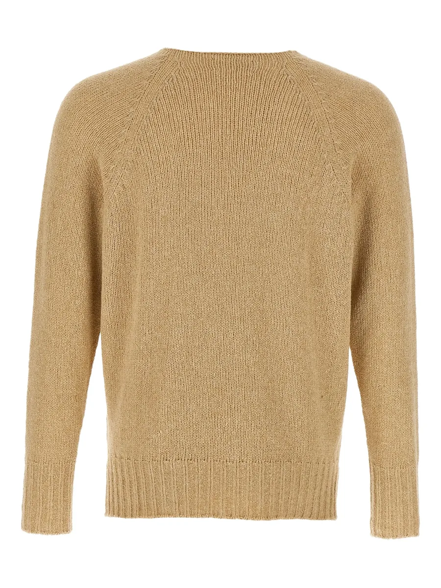V-neck bouclé sweater 4