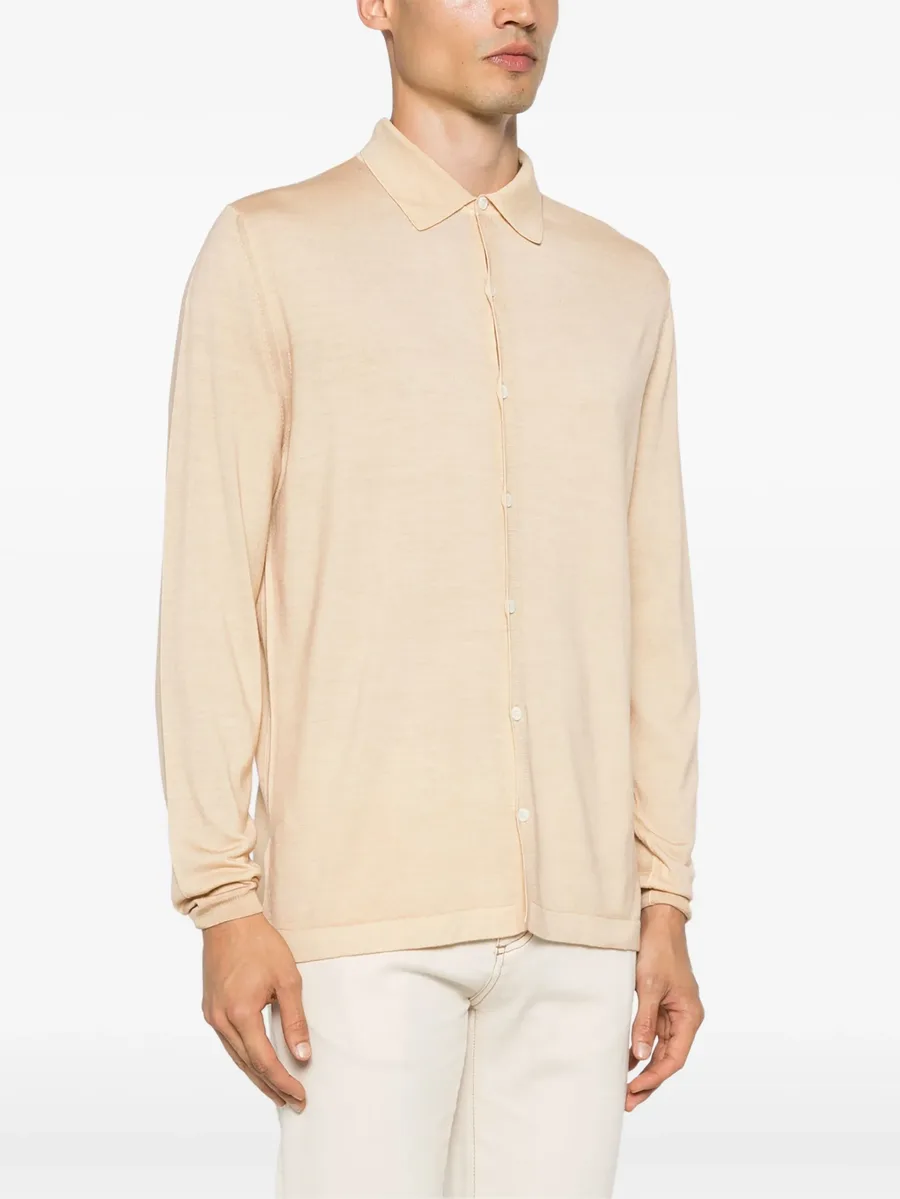 polo-collar cardigan 6