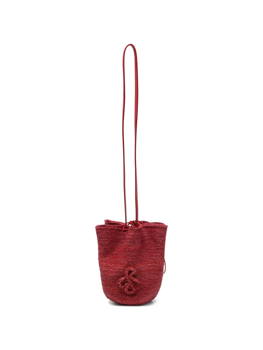 сумка-ведро HatBag из рафии 2