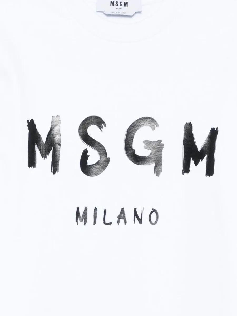 logo-print crew-neck sweatshirt 5