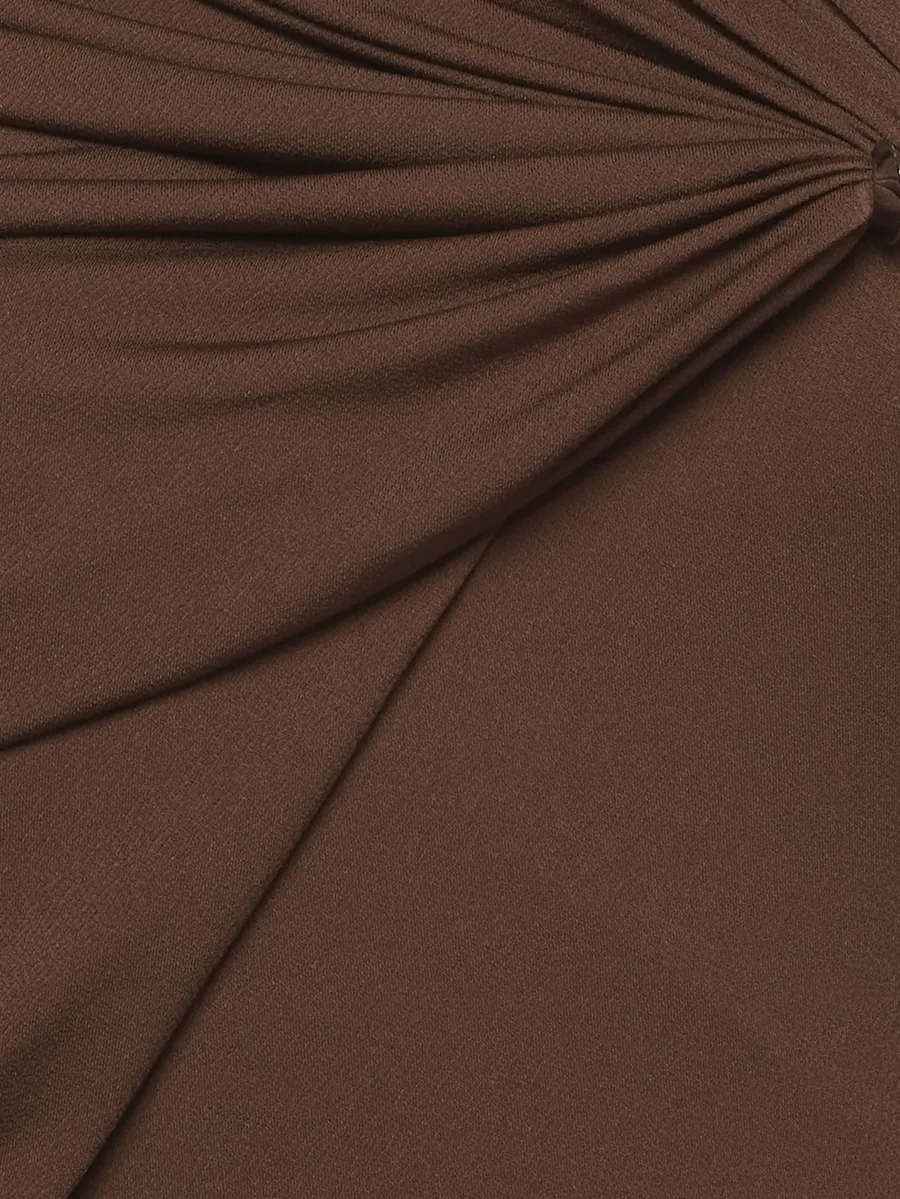 draped long-sleeve maxi dress 4