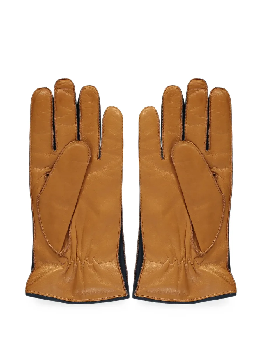 topstitched leather gloves 2