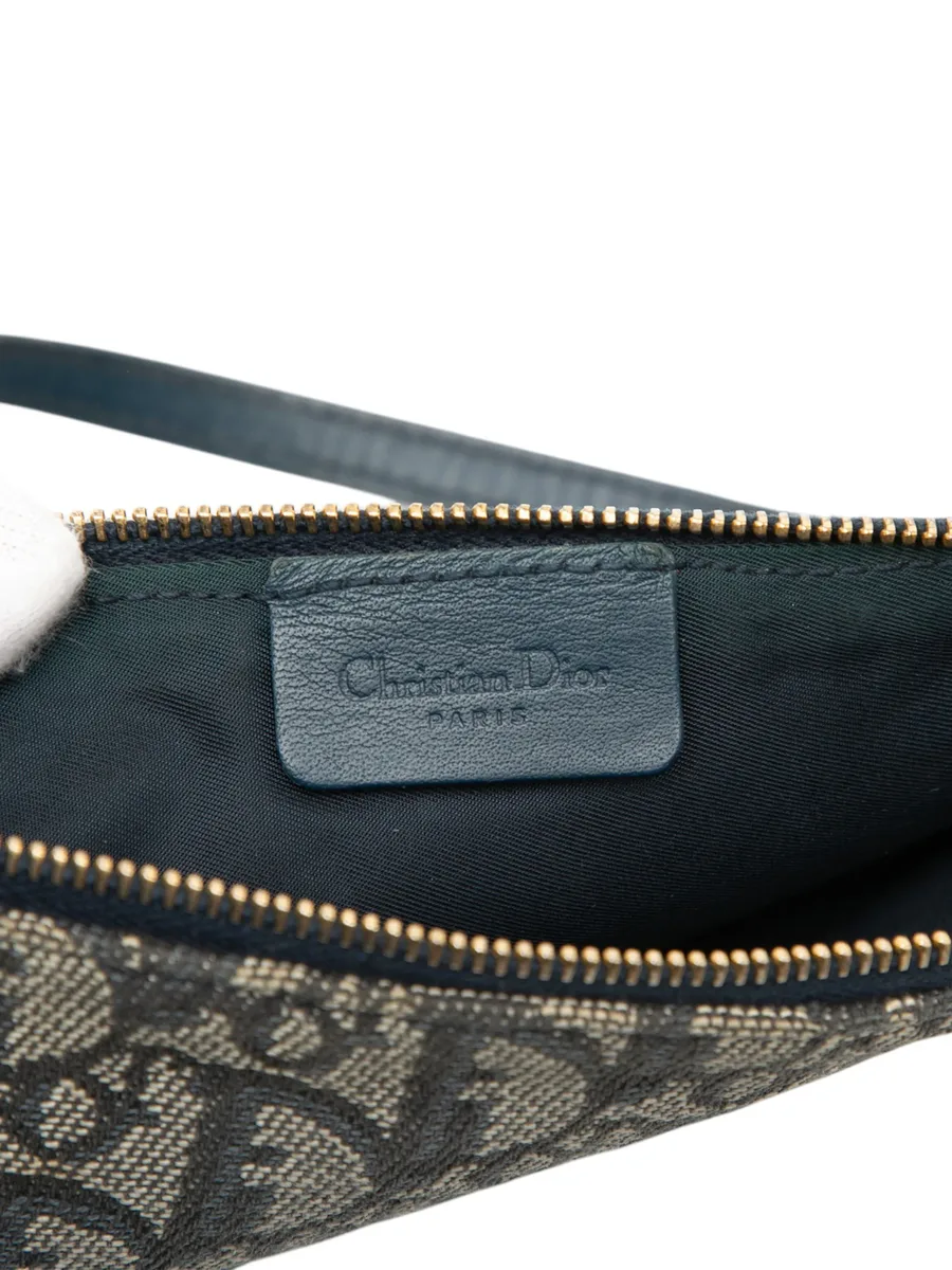 сумка на плечо Mini Diorissimo Canvas Saddle Pochette (2001 год) 12