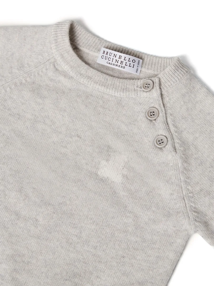 bear-motif cashmere jumper 5