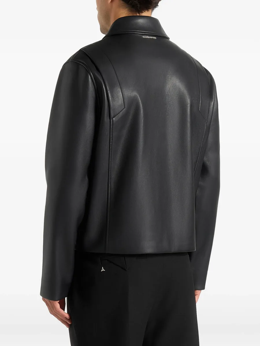 куртка Yves minimal из искусственной кожи 5