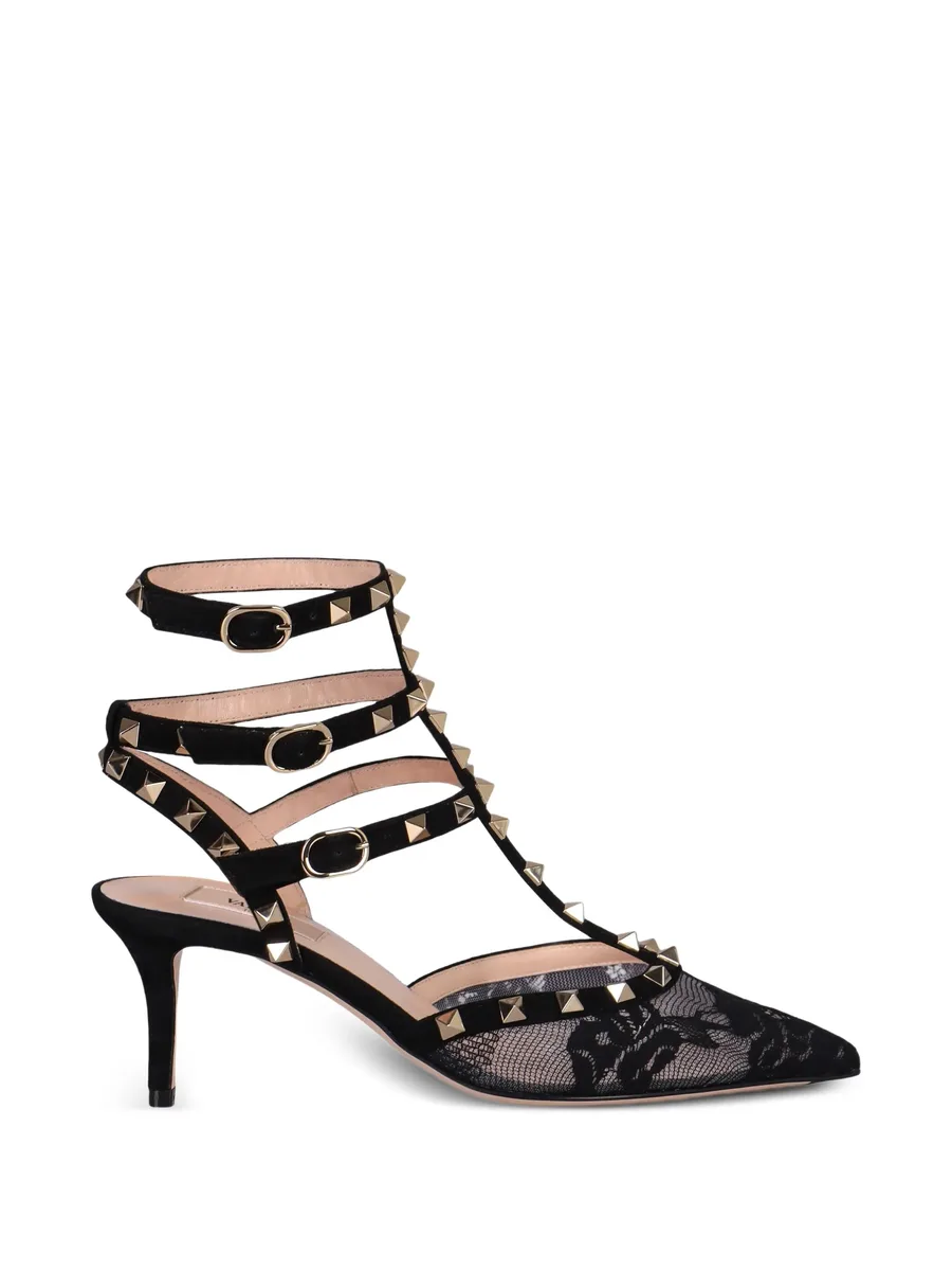 кружевные туфли Rockstud 65 с заклепками 3