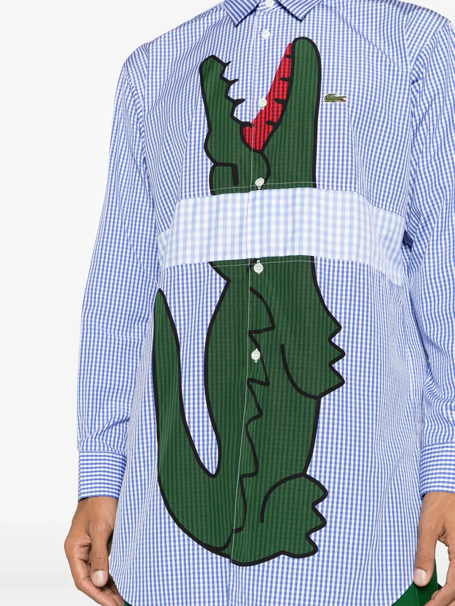 рубашка с логотипом из коллаборации с Lacoste 10
