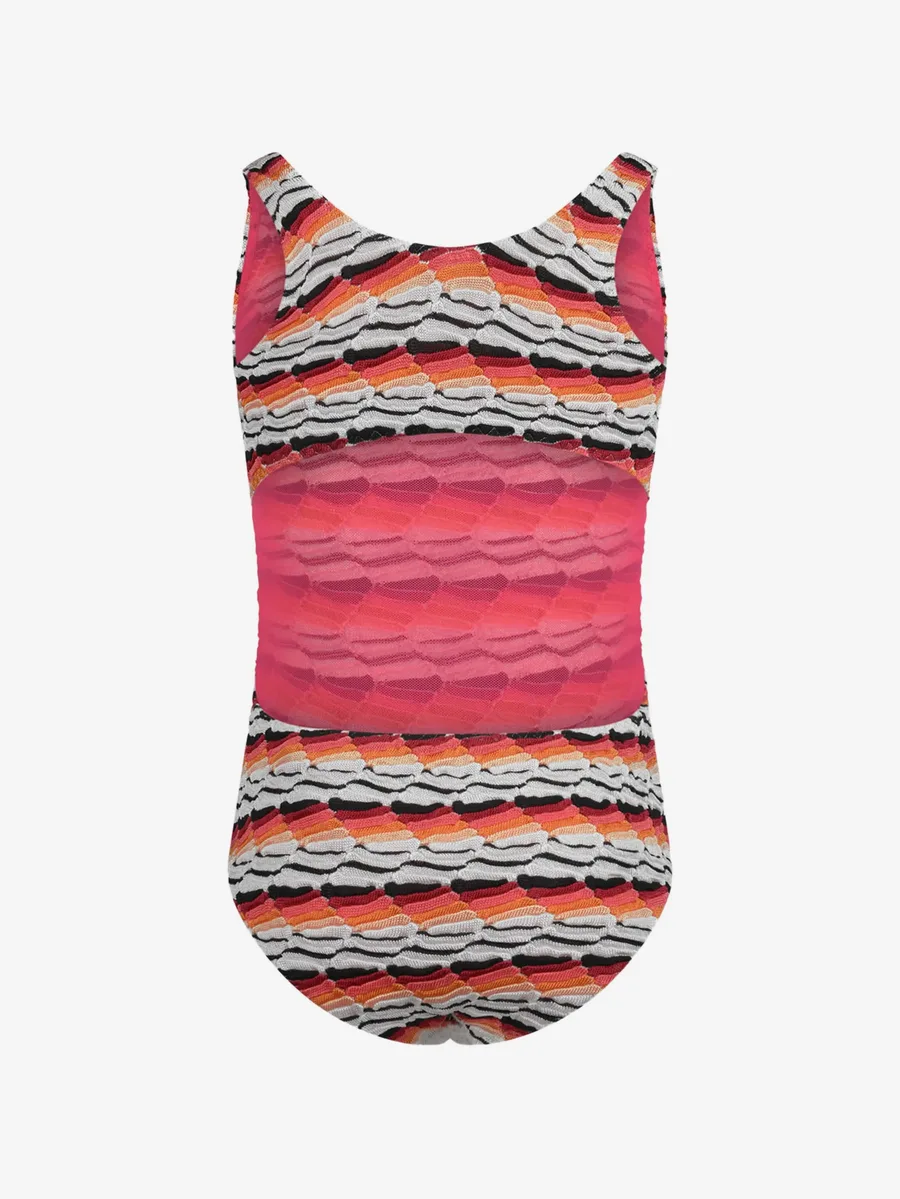 zigzag-knit swimsuit 2
