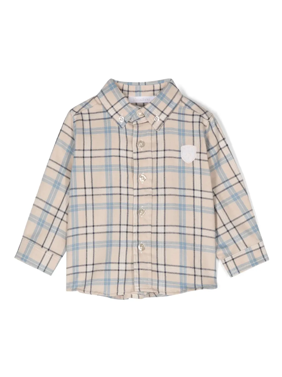 рубашка с нашивкой-логотипом 1