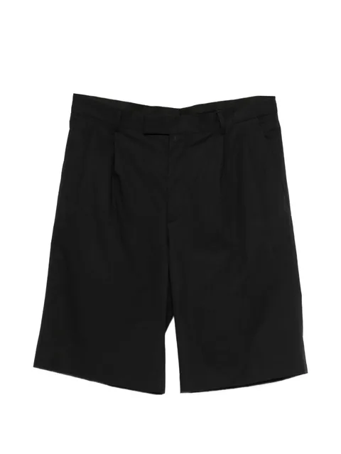 pleated tailored shorts