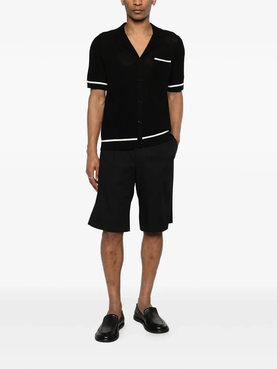 pleated tailored shorts 3