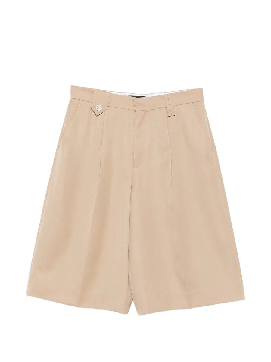 faux pearl-detail shorts 2