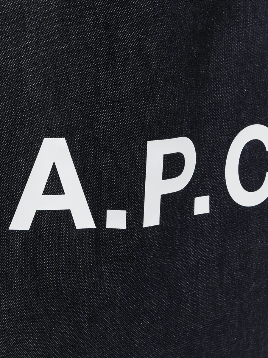 джинсовая сумка-тоут с логотипом 7