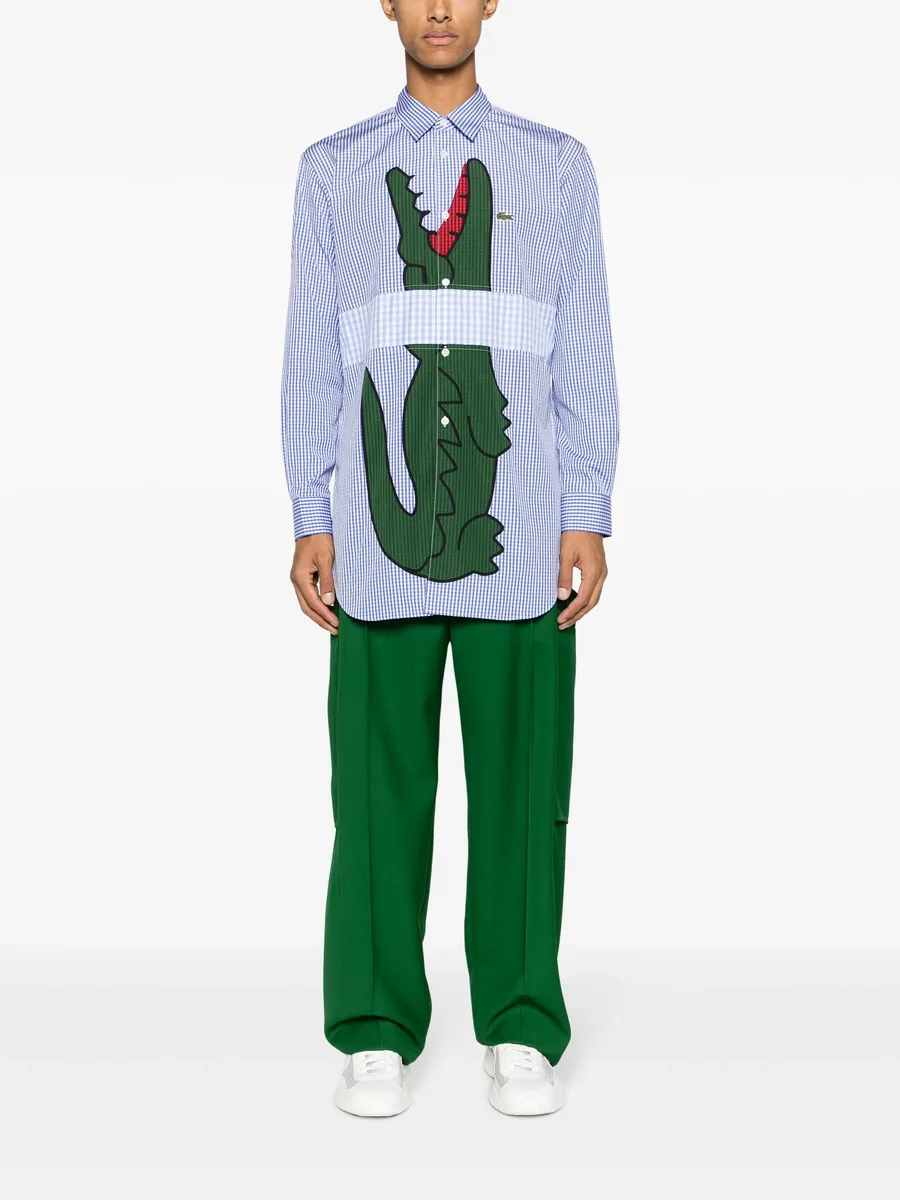 рубашка с логотипом из коллаборации с Lacoste 4