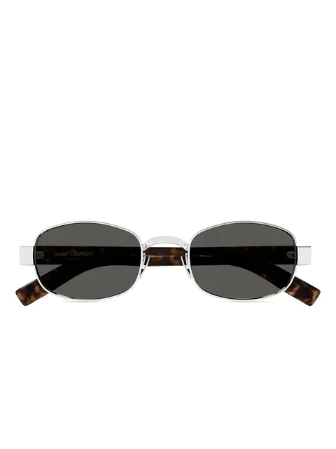 oval-frame sunglasses
