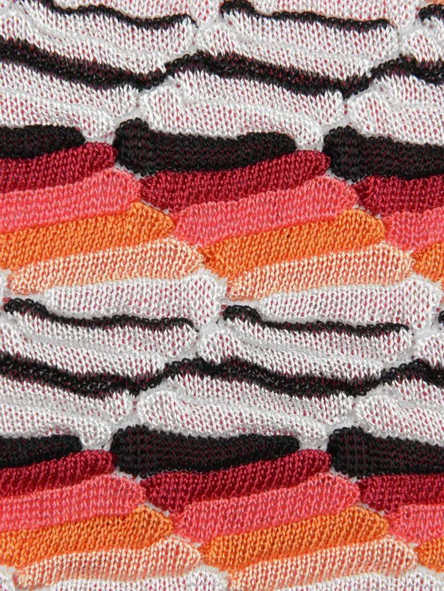 zigzag-knit swimsuit 4