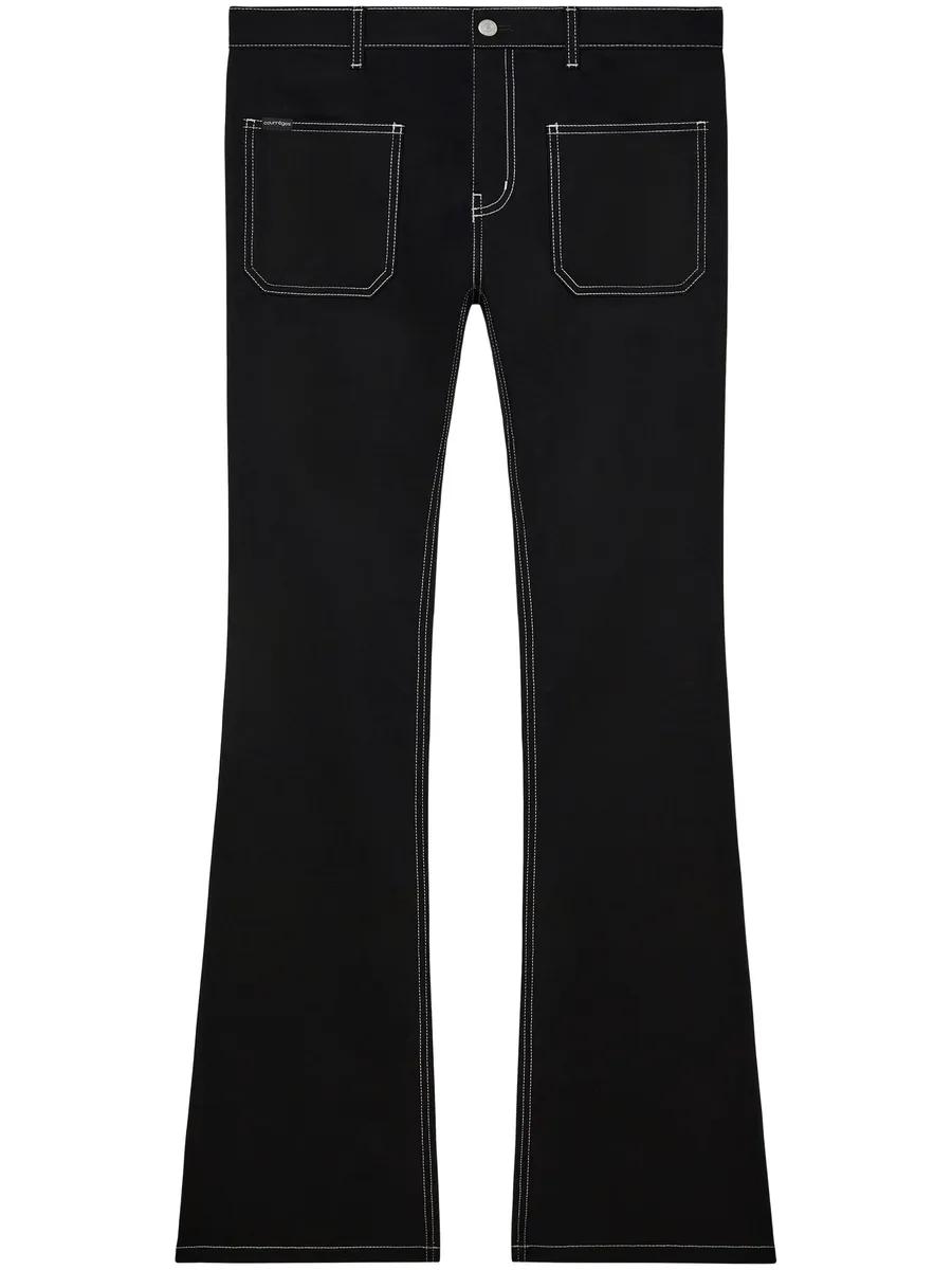 джинсы bootcut с заниженной талией 2