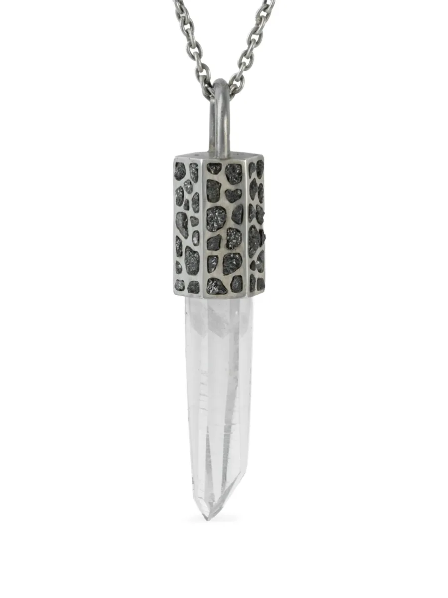 серебряное колье Talisman с кварцем 4