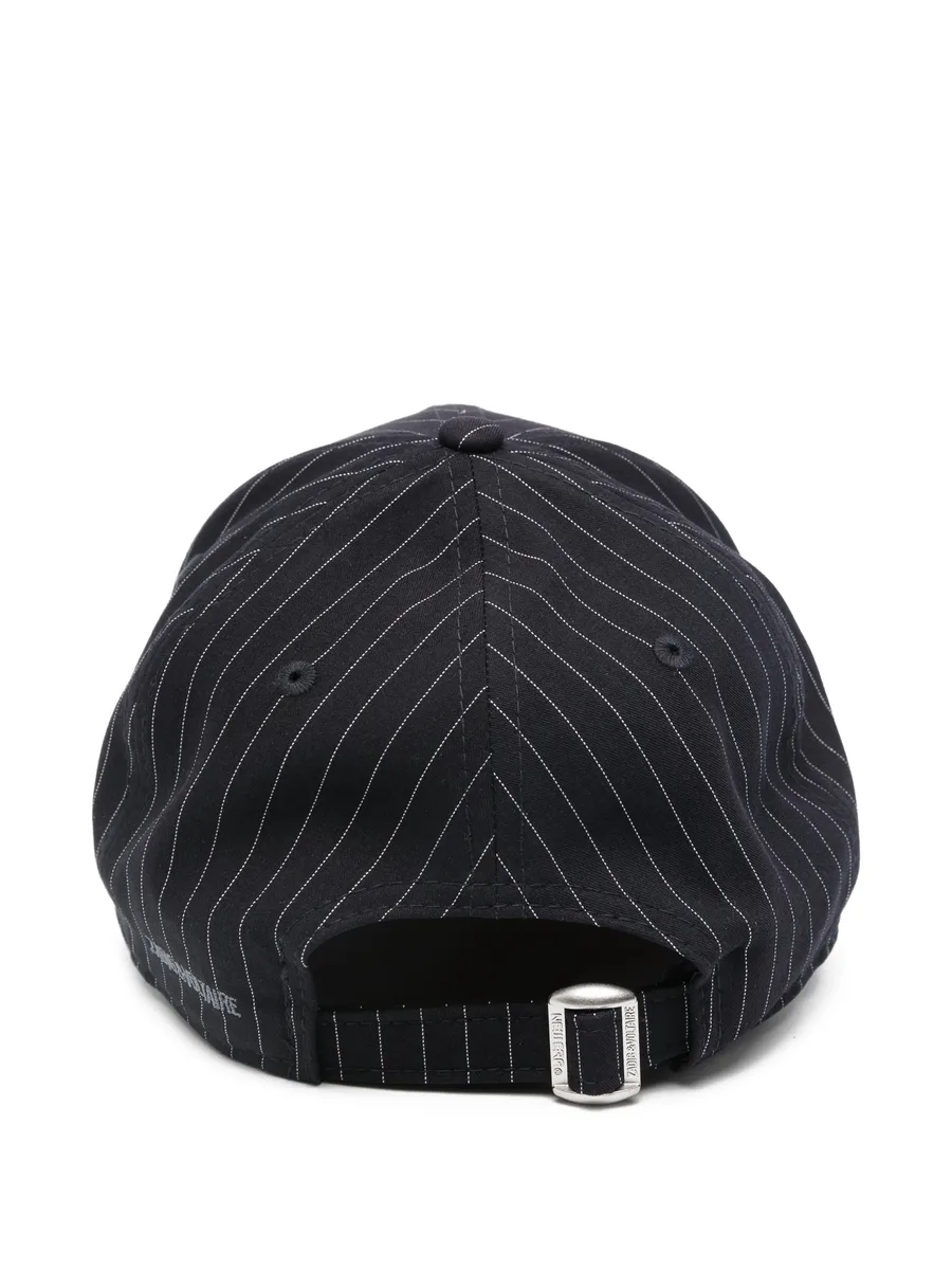 кепка 9FORTY в тонкую полоску с логотипом из коллаборации с New Era 4