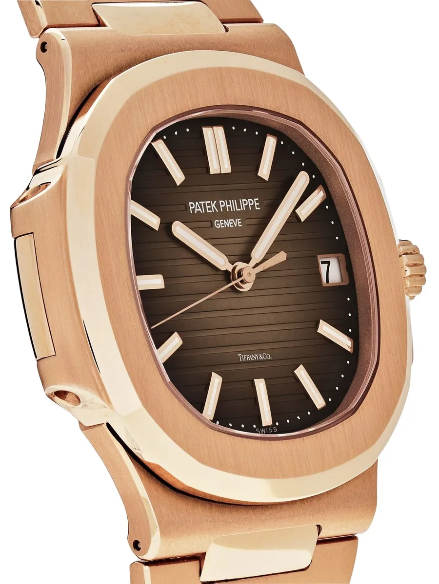 наручные часы Nautilus 5711/1R-001 'Tiffany & Co.' pre-owned 40.5 мм (2019 год) 5