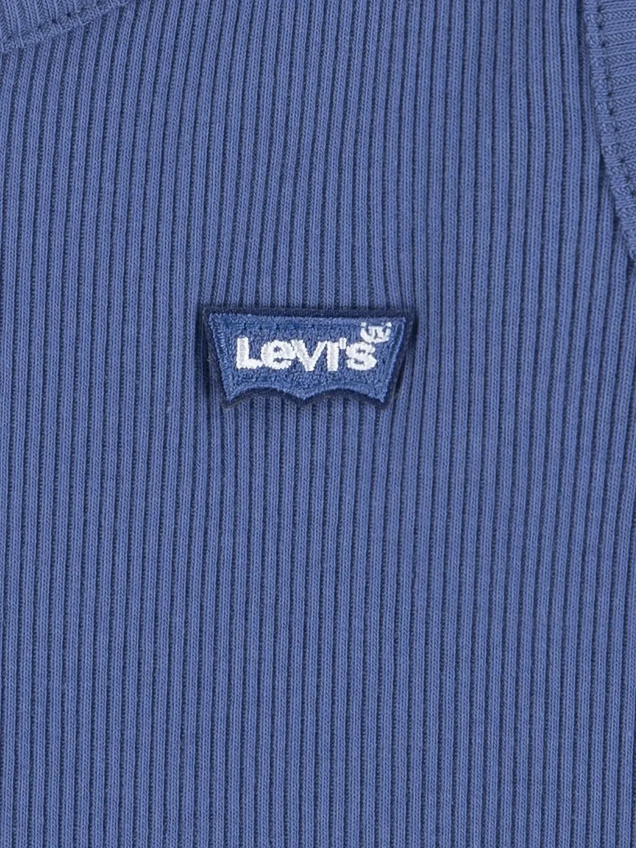 ribbed-knit logo-patch tank top 4