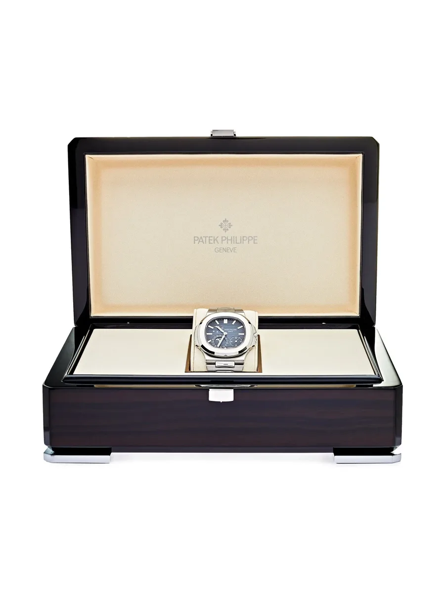 наручные часы Nautilus 5712/1A-001 Moon Phase 'Tiffany & Co.' pre-owned 40.5 мм (2022 год) 11
