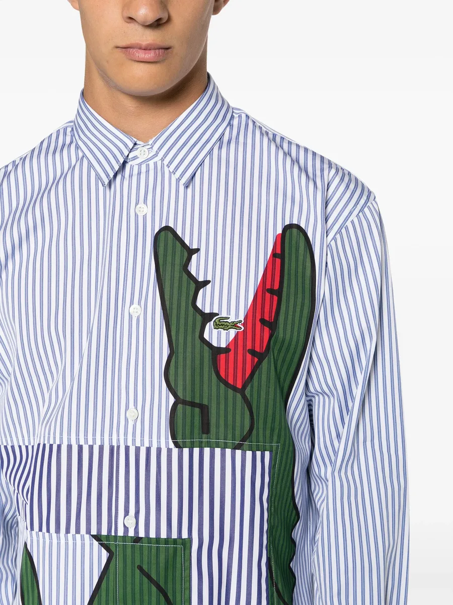 рубашка с принтом из коллаборации с Lacoste 9