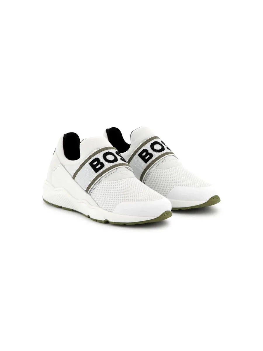 logo-print strap sneakers 2