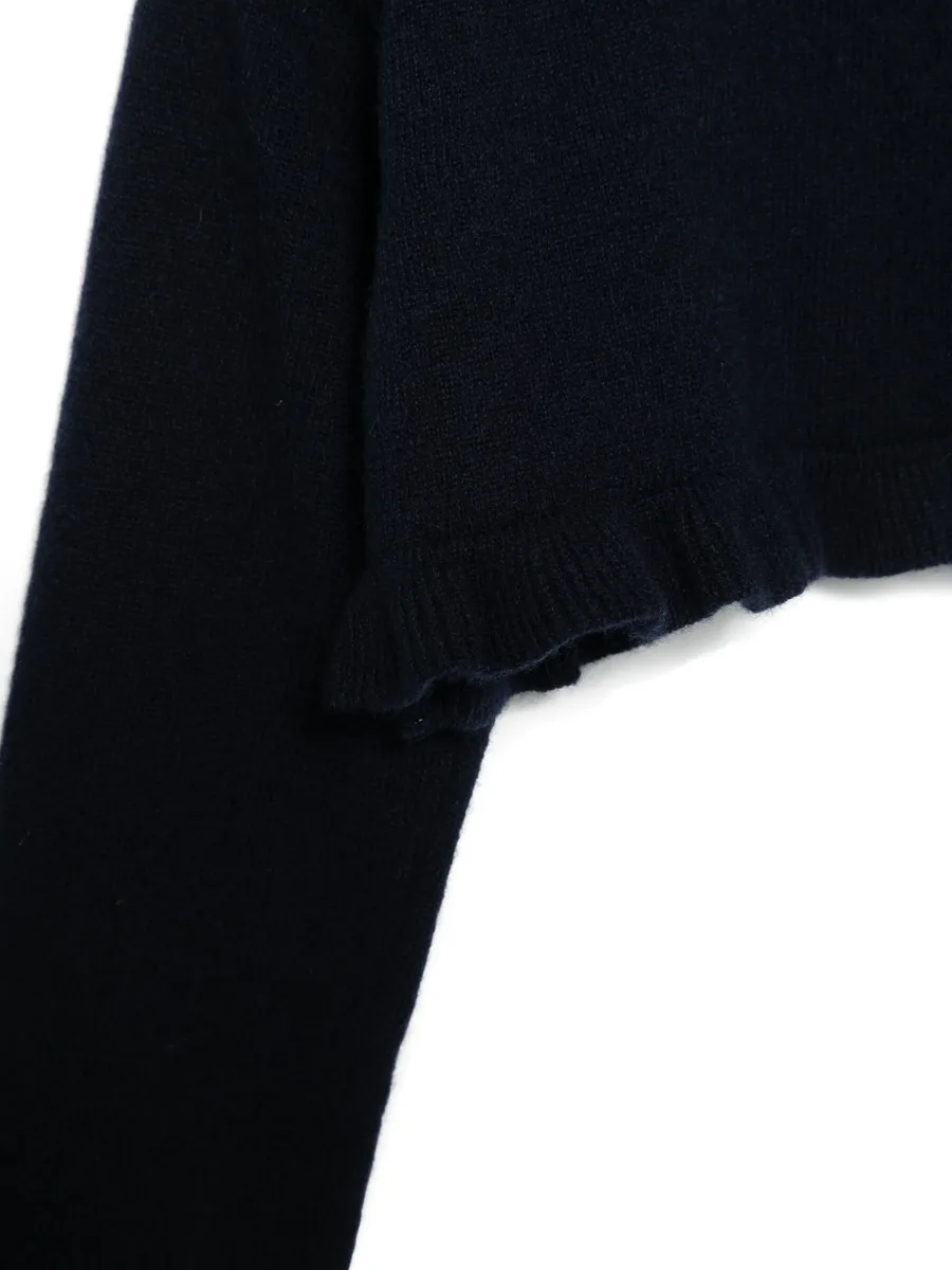 кардиган с оборками 5
