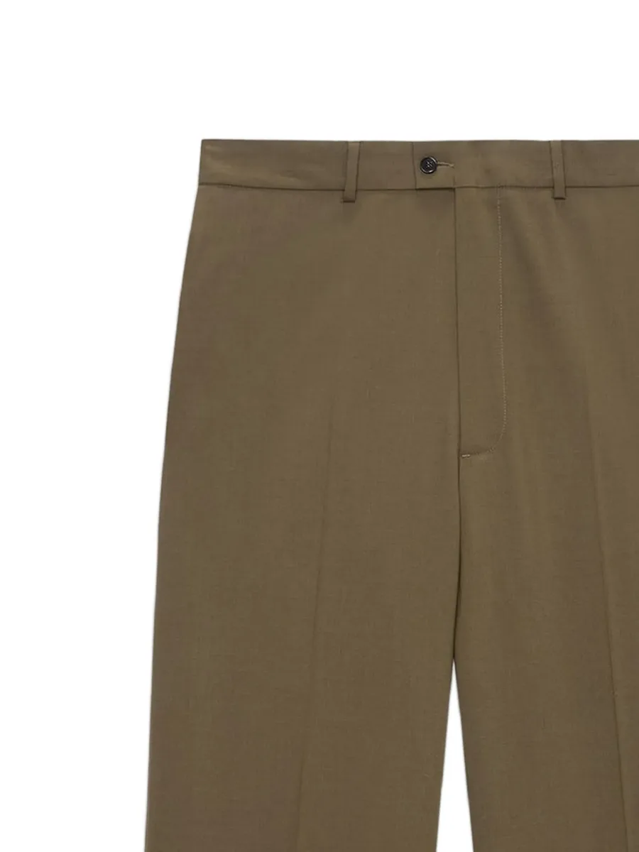 wide-leg button trousers 4