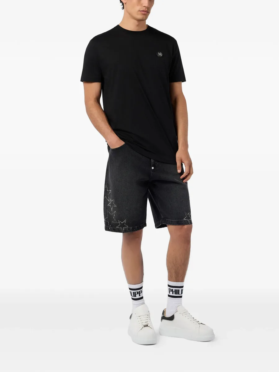 round-neck logo T-shirt 5