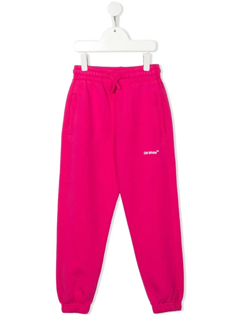 logo-print track pants 1