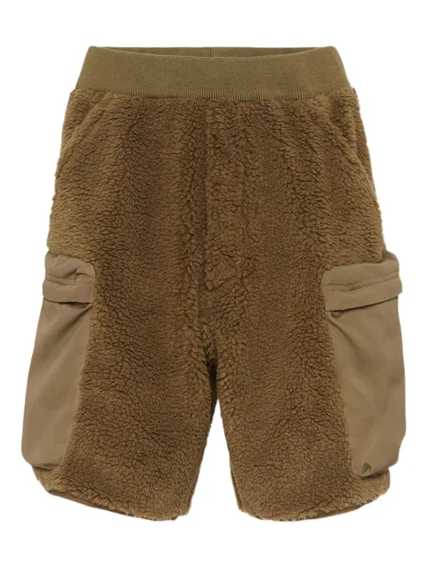 fleece-texture shorts