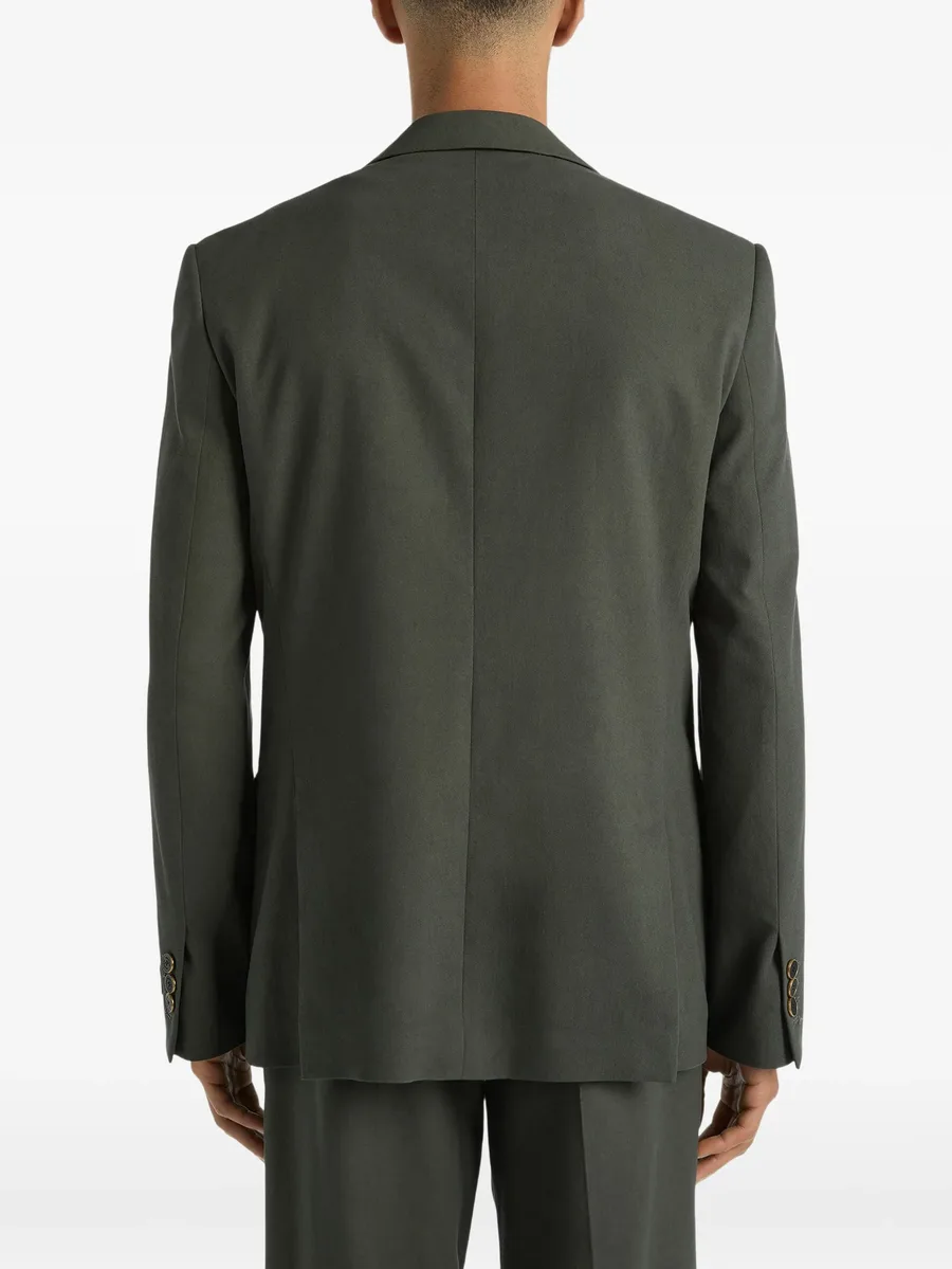 cotton twill 1-button jacket 7