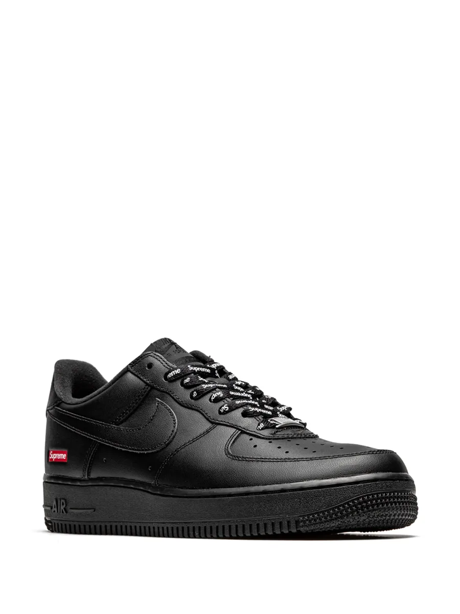 кроссовки Air Force 1 Low Mini Box Logo Black из коллаборации с Supreme 4