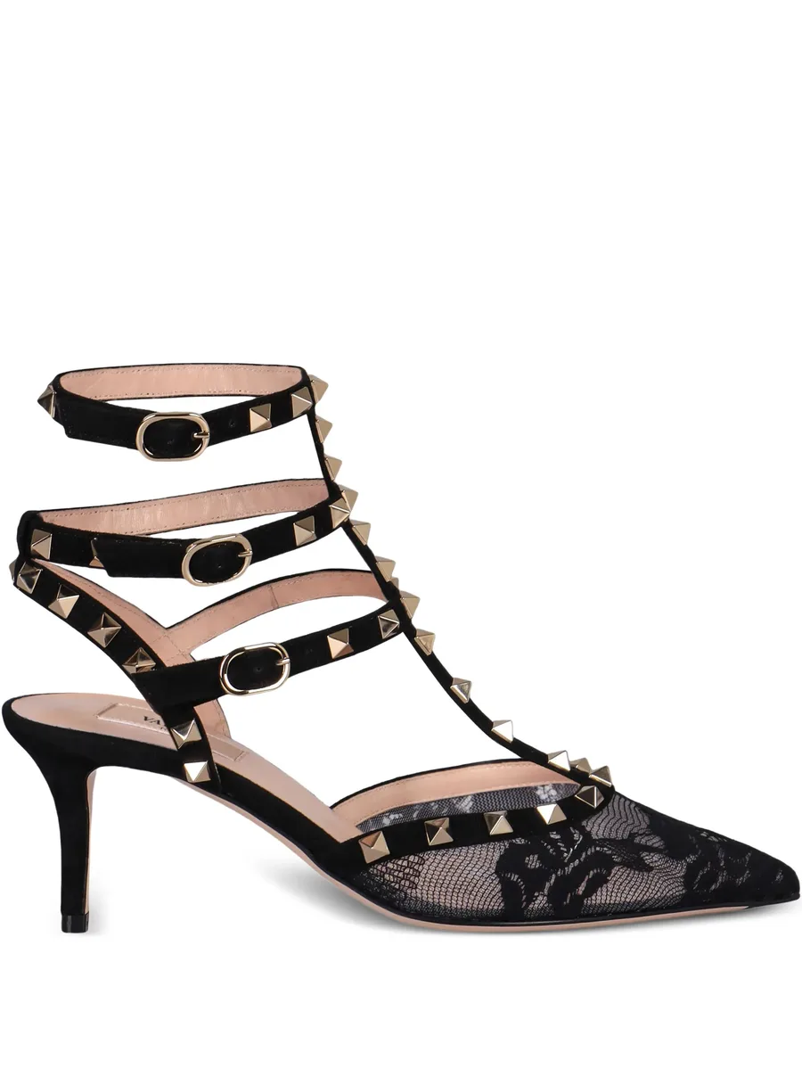 кружевные туфли Rockstud 65 с заклепками 2