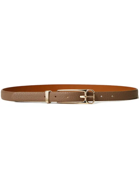 logo-engraved buckle belt